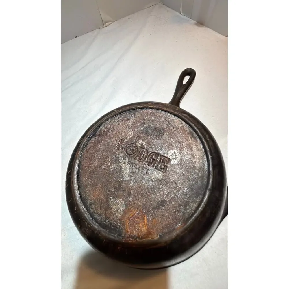 Vintage Lodge 8 Inch Cast Iron Skillet